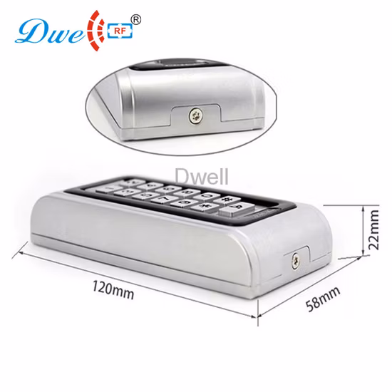 Lector de tarjetas RFID con teclado independiente y rango de proximidad corto de 5 cm