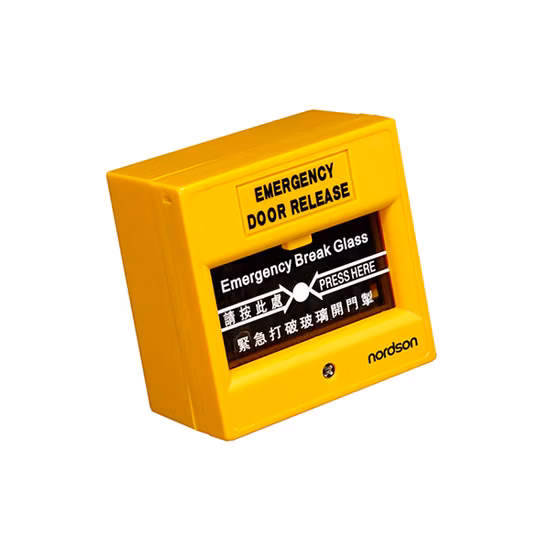 Botón de salida de puerta de acero inoxidable con llave, botón de salida de emergencia, interruptor de salida, botón liberador de puerta de emergencia para control de acceso